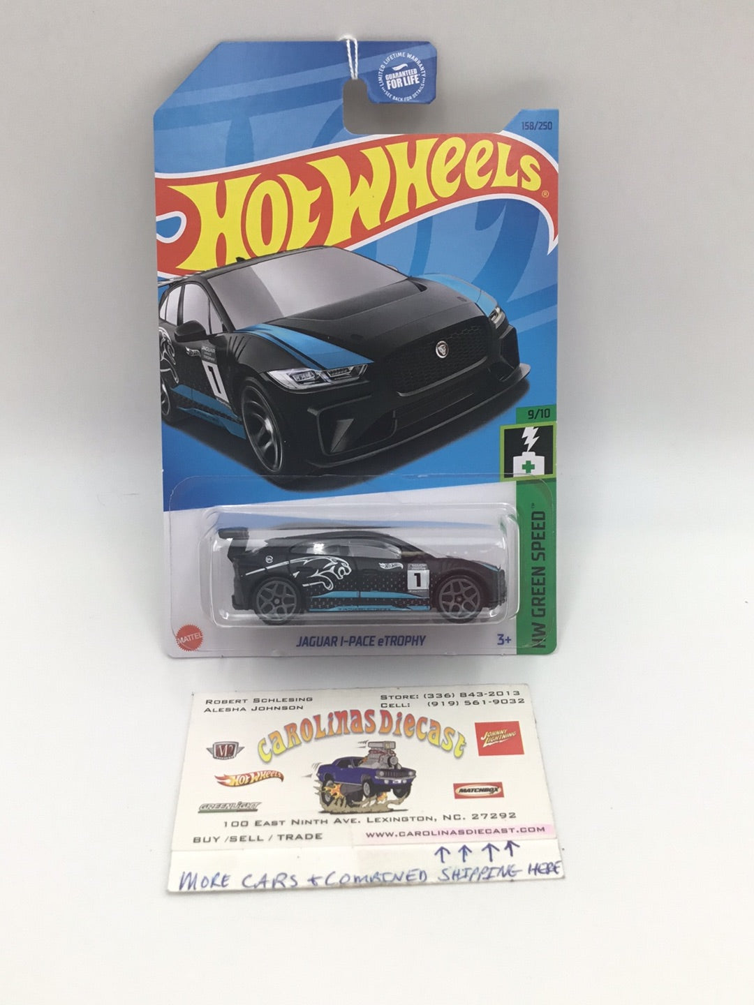 2023 hot wheels J case #158 Jaguar I-Pace e Trophy 65F