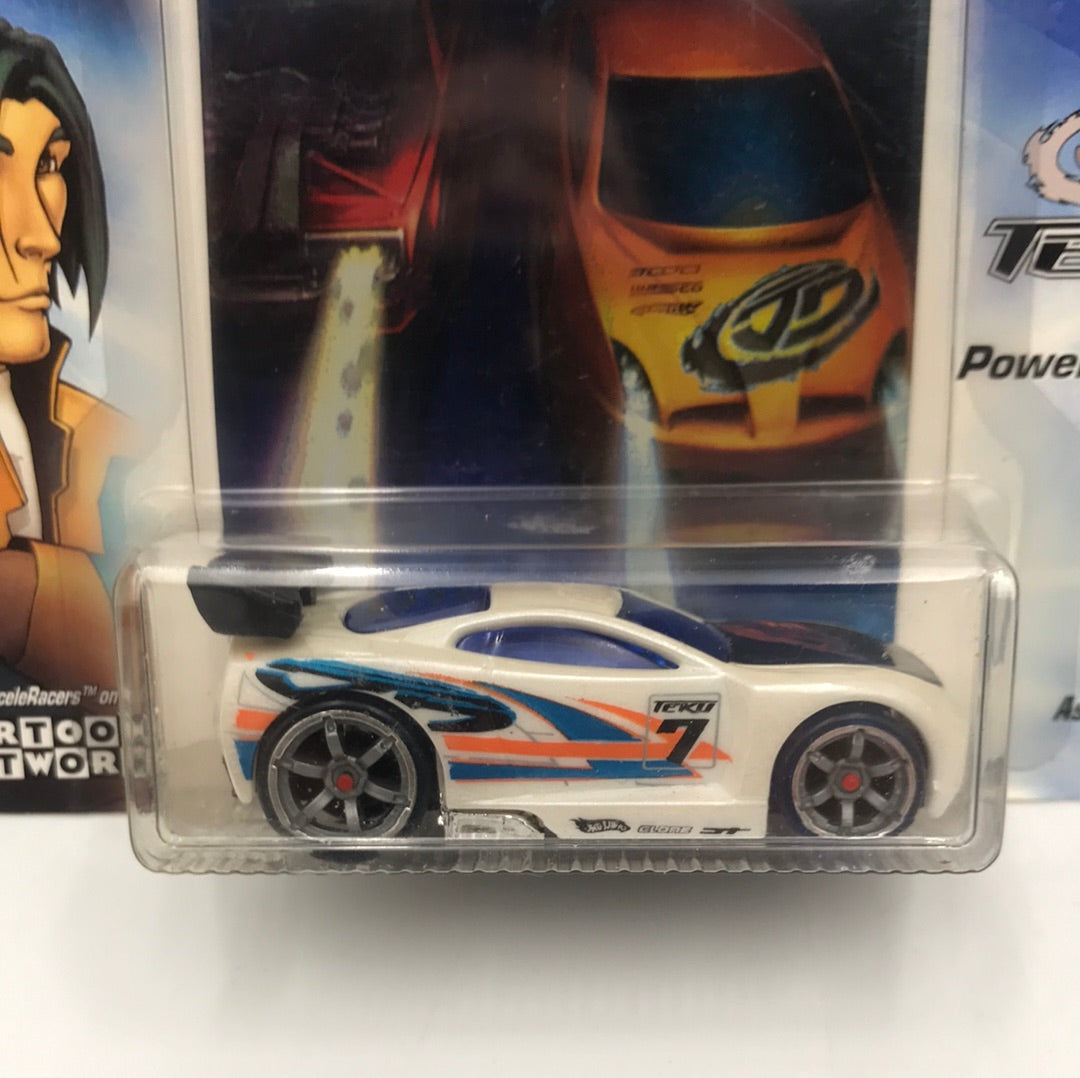 Hot wheels Acceleracers Teku Power Rage 6 of 9 HTF Blue CM6