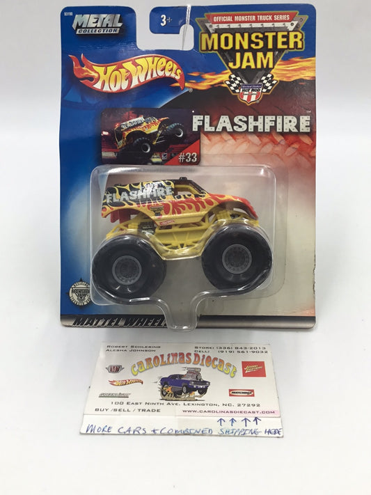 Hot Wheels monster jam #33 Flashfire 127B