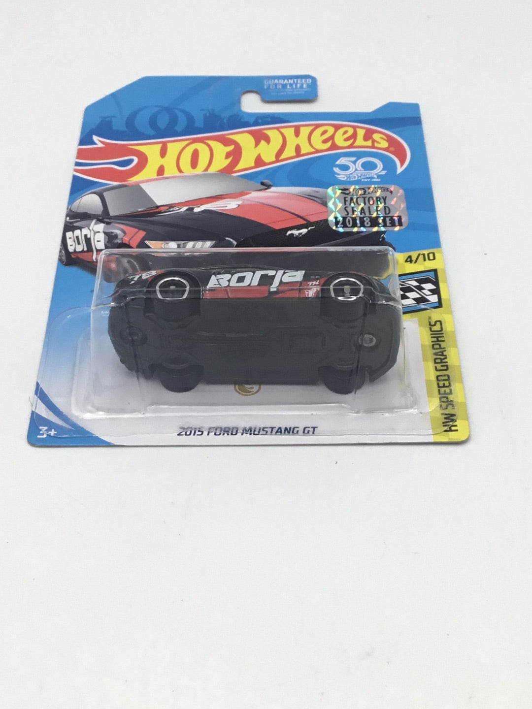 2018 hot wheels super treasure hunt 2015 Ford Mustang GT factory sealed sticker W/Protector