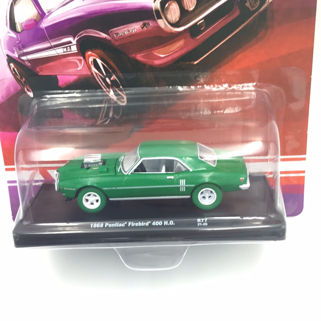 M2 Machines auto-drivers 1968 Pontiac Firebird 400 H.O. R77 CHASE