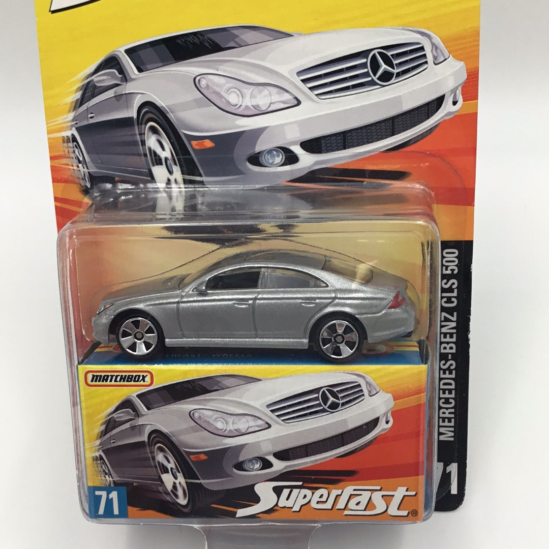 Matchbox Superfast #71 Mercedes Benz CLS 500 Silver limited to