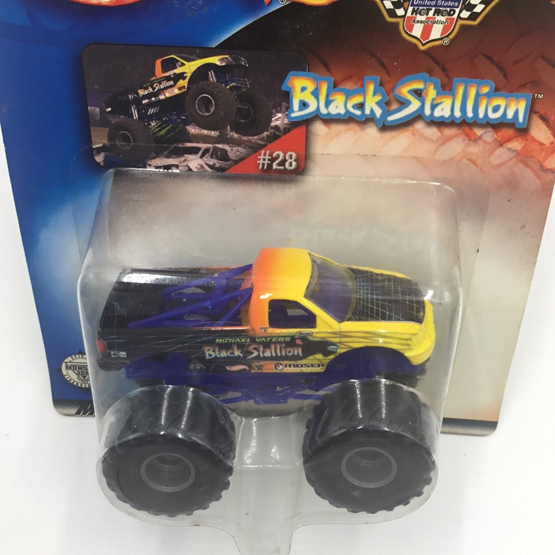 Hot Wheels monster jam #28 Black Stallion