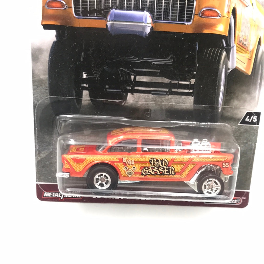Hot wheels car culture HW Redliners 55 Chevy Bel Air Gasser W