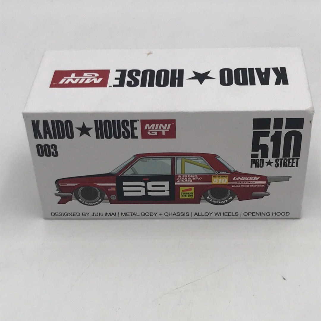Mini GT Kaido House 1:64 510 Pro Street red #3 CHASE