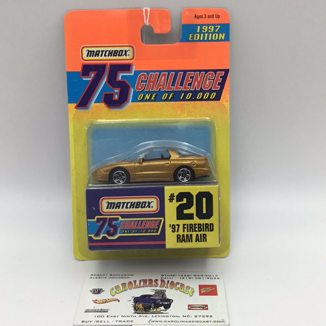 Matchbox 75 Challenge #20 ‘97 Firebird Ram Air SR