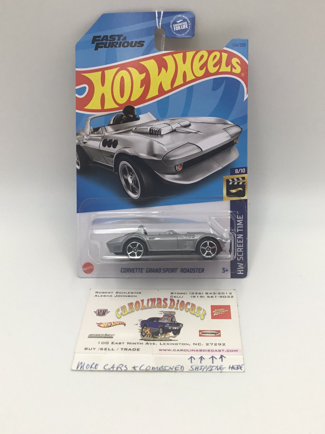 2023 hot wheels J case #154 Corvette Grand Sport Roadster 2D