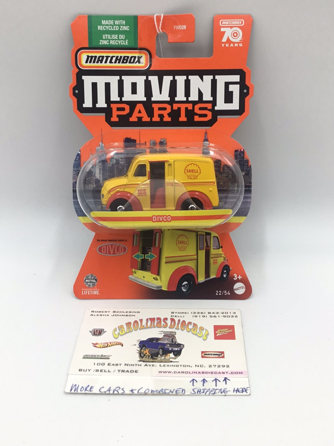 2023 Matchbox Moving Parts Divco Milk Truck shell NEW