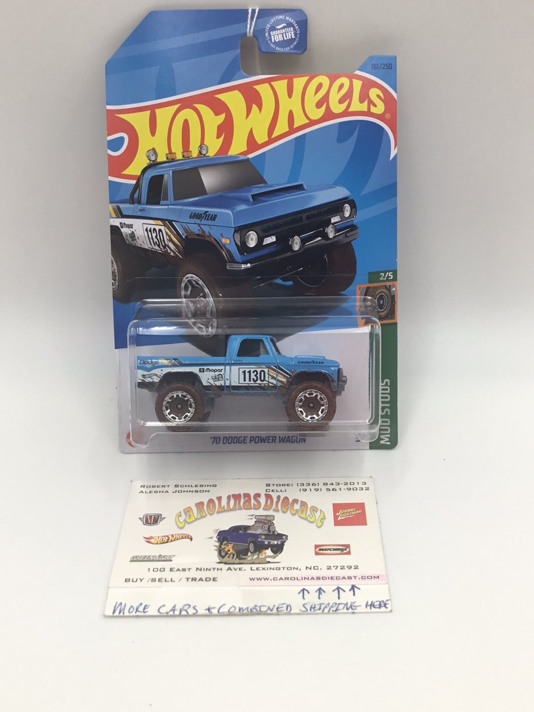 2023 hot wheels J case #161 70 Dodge Power Wagon 38B