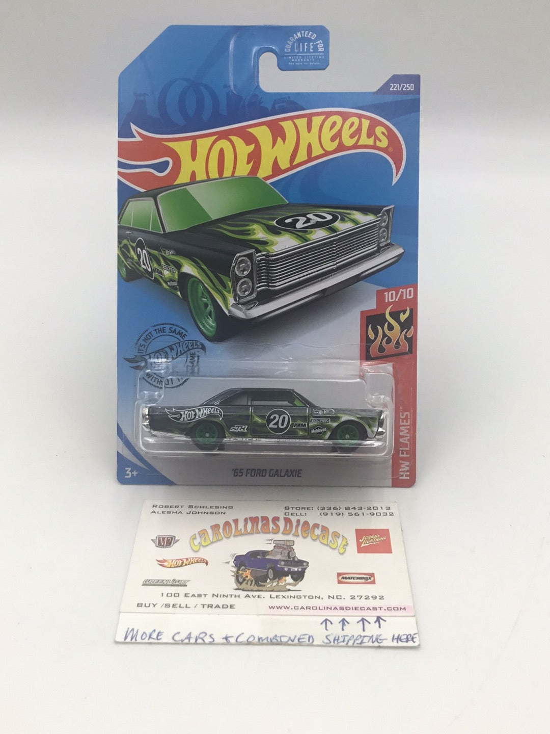 2020 hot wheels super treasure hunt #221 65 Ford Galaxy W/ Protector