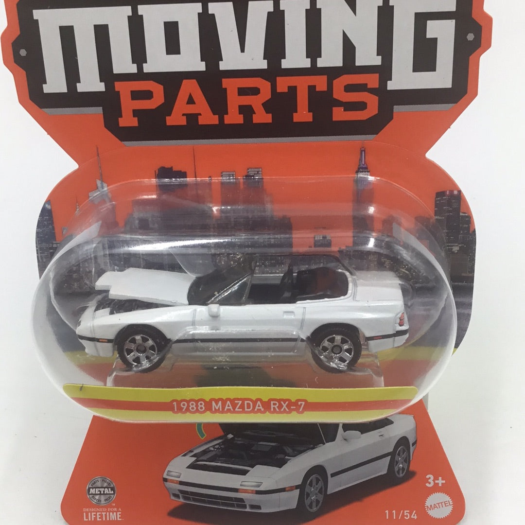 2023 Matchbox Moving Parts 1988 Mazda RX-7 white