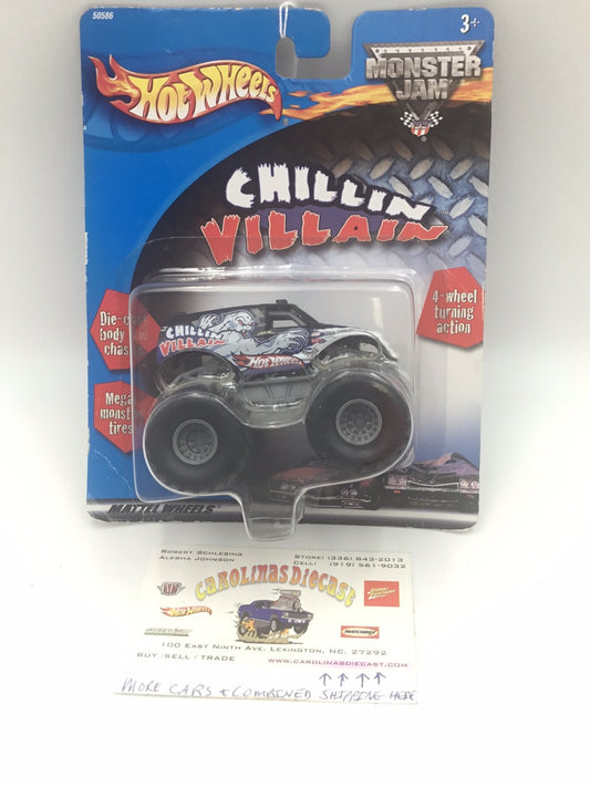 Hot Wheels monster jam Chillin Villain die-cast body and chassis U1 128G