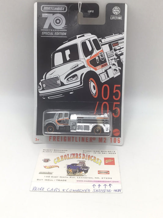 2023 matchbox 70 years Special Edition 5/5 Freightliner M2 106 #5 II8
