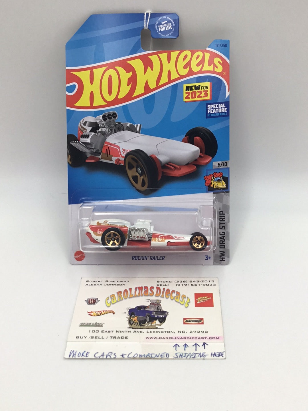 2023 hot wheels J case #171 Rockin Railer