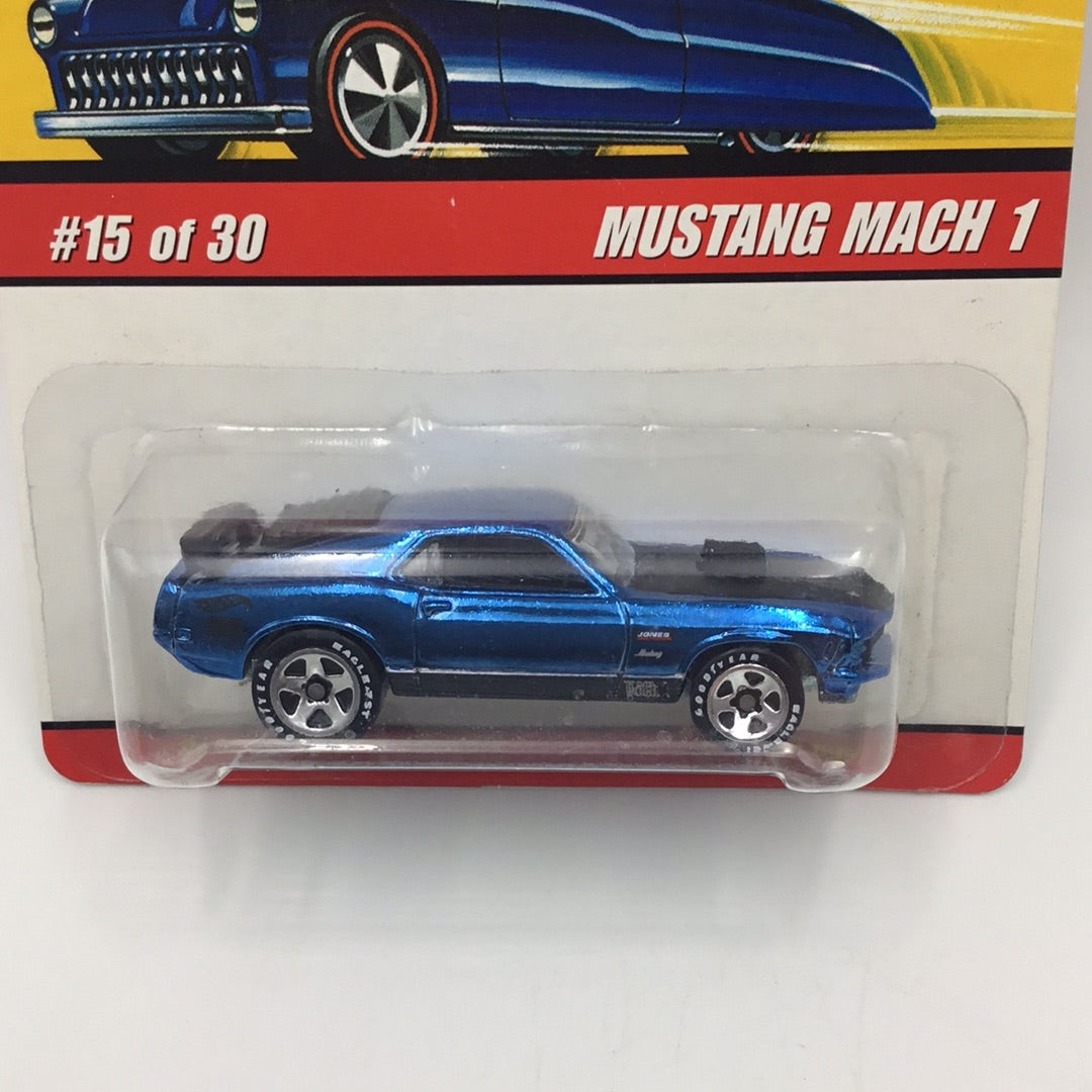 Hot WHeels Classics MUSTANG MACH 1マスタング Hot wheels classics series 2 #15 Mustang Mach 1 Blue DD4