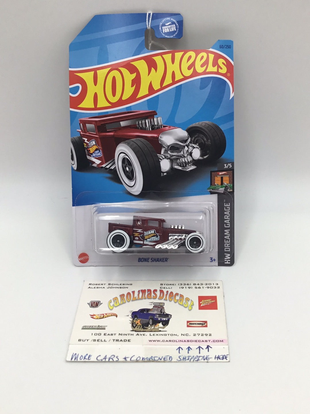 2023 hot wheels J case #60 Bone Shaker