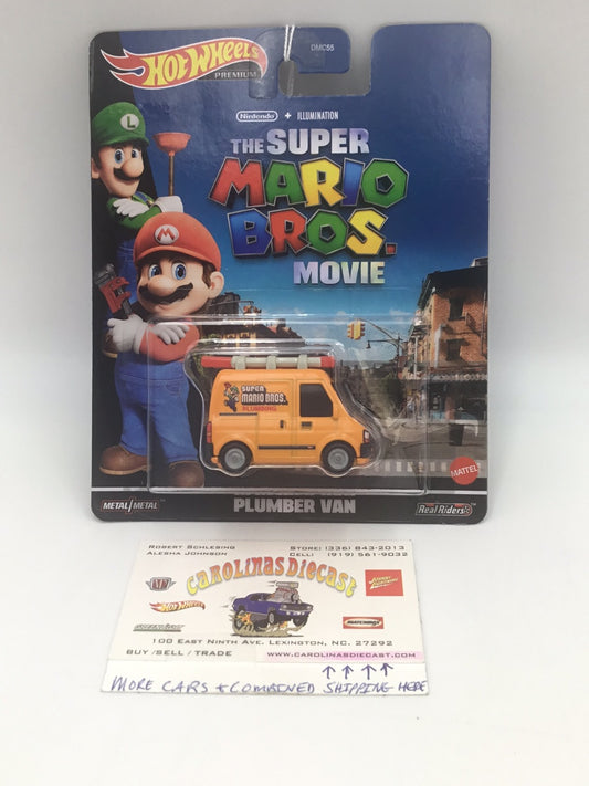 Hot wheels pop culture super Mario Bros. Movie Plumber Van