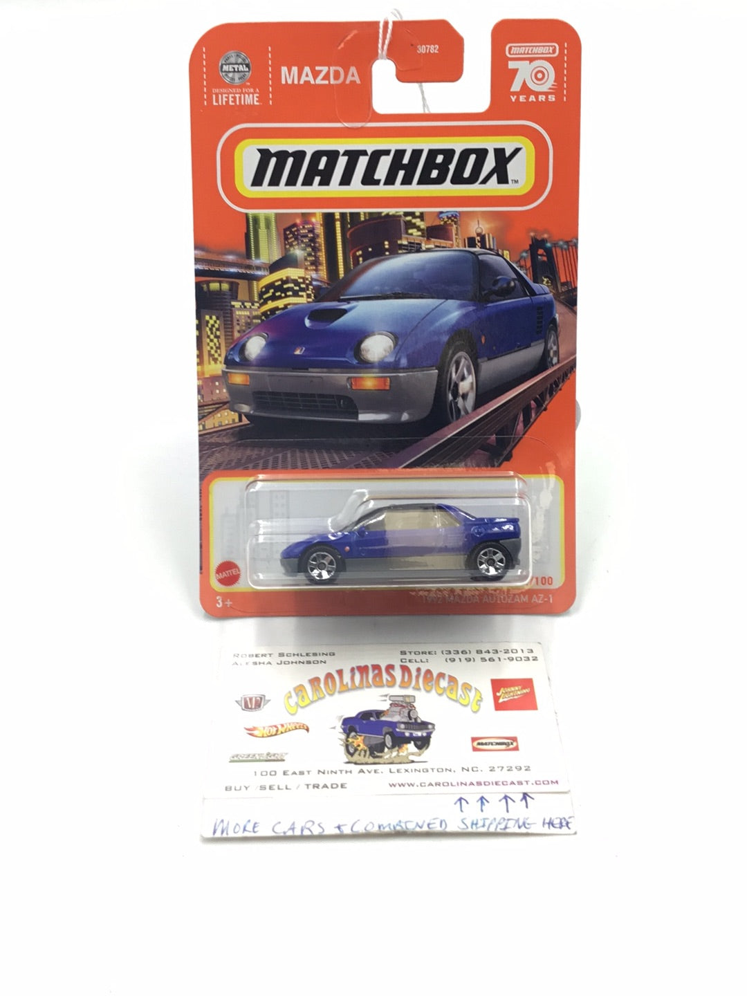 2023 matchbox 70 years #3 Mazda Autozam AZ-1 SS8