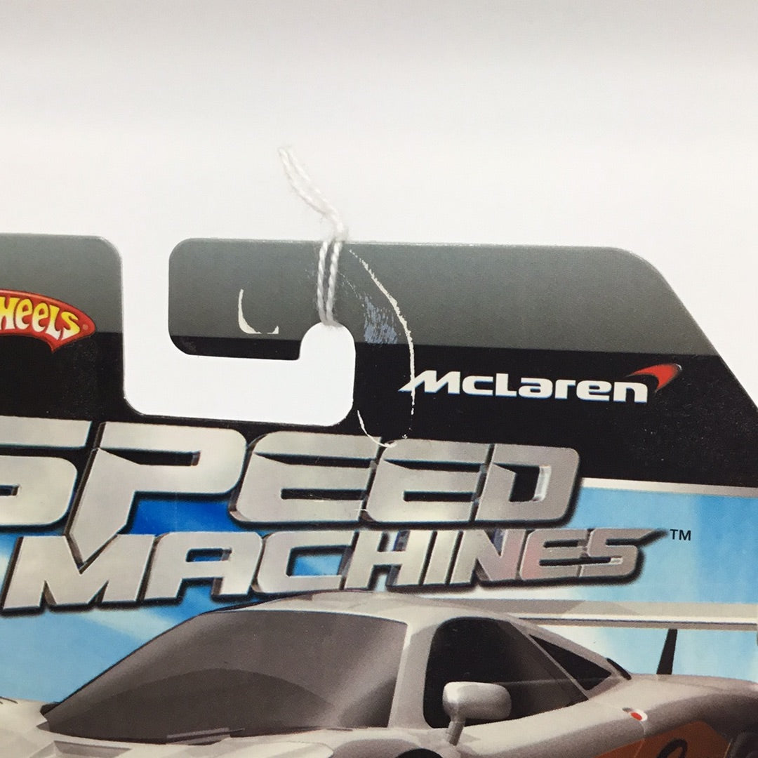 Hot wheels Speed Machines McLaren F1 GTR silver orange VHTF