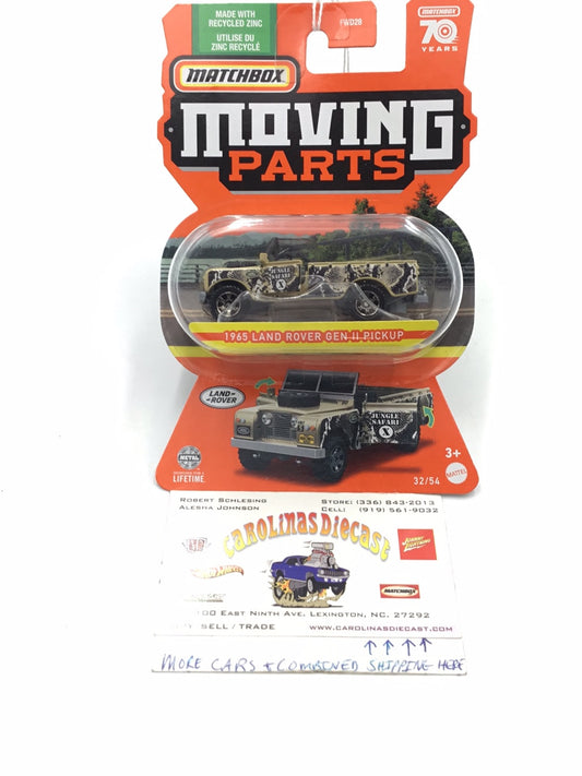 Matchbox Moving Parts 1965 Land Rover Gen II Pickup 167B