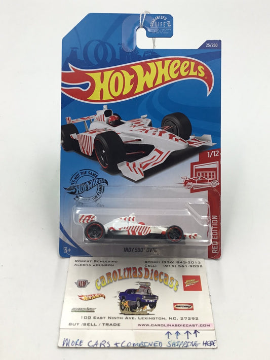 2019 hot wheels #25 Indy 500 Oval Red Edition target exclusive AA2