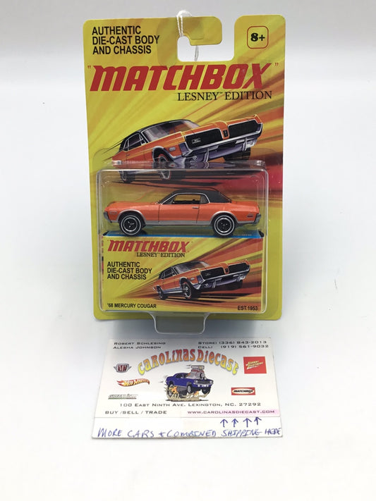 Matchbox Lesley Edition 68 Mercury Cougar R5