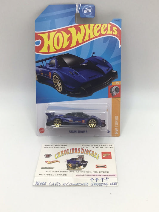 2023 hot wheels J case #72 Pagani Zonda R 104D