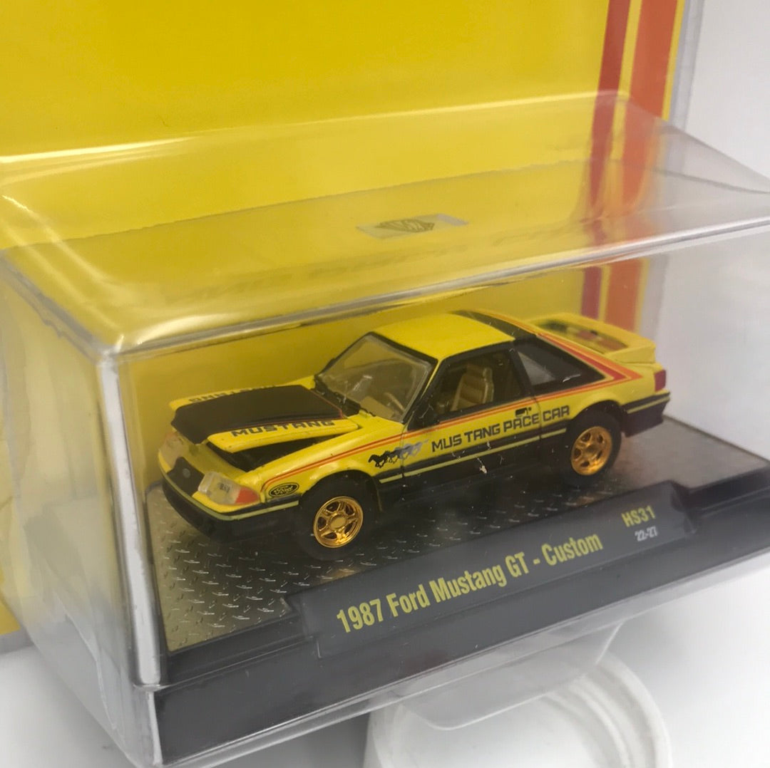 M2 Machines 1987 Ford Mustang GT Custom CHASE hobby exclusive mustang pace car HS31
