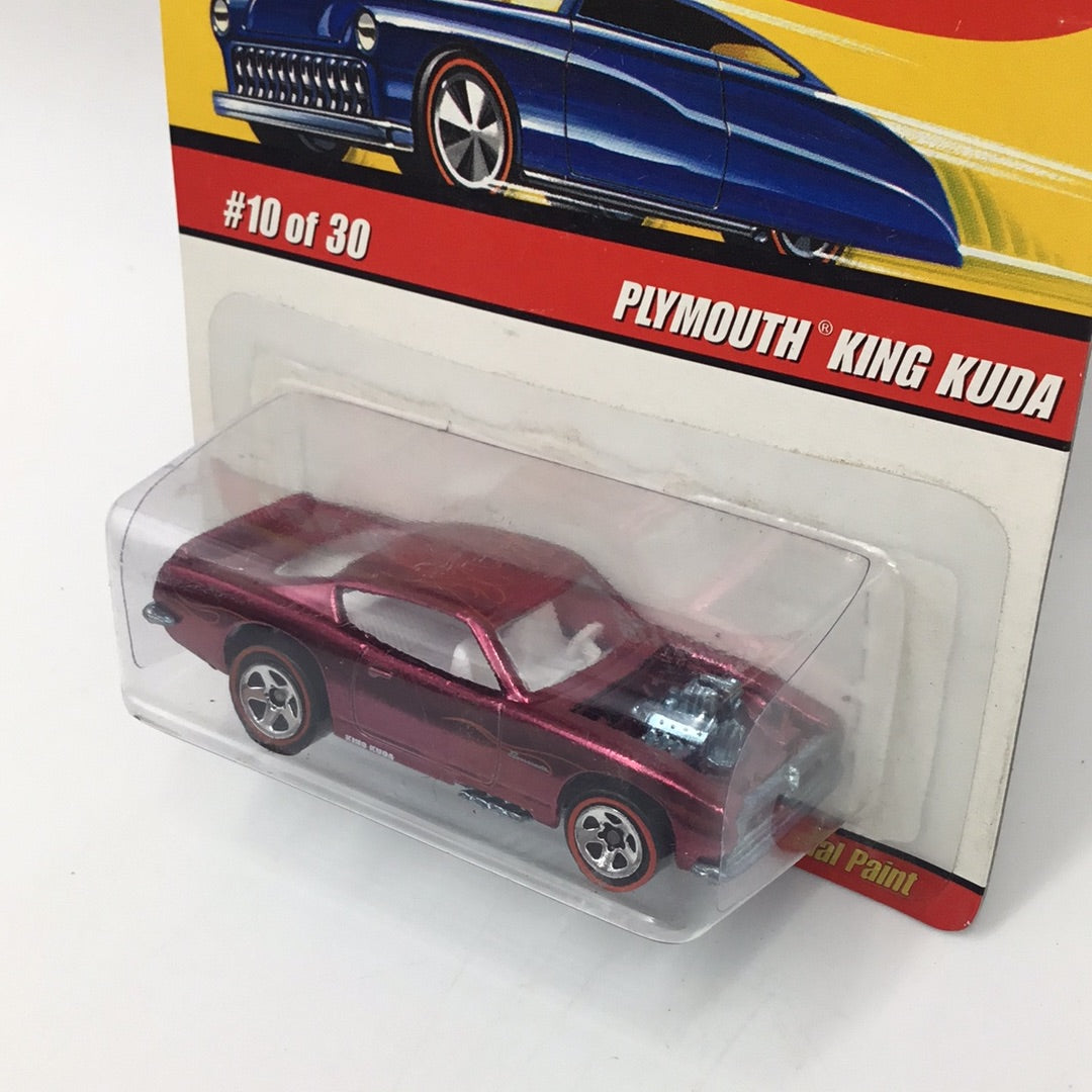 Hot wheels classics series 3 #10 Plymouth King Kuda pink GG3