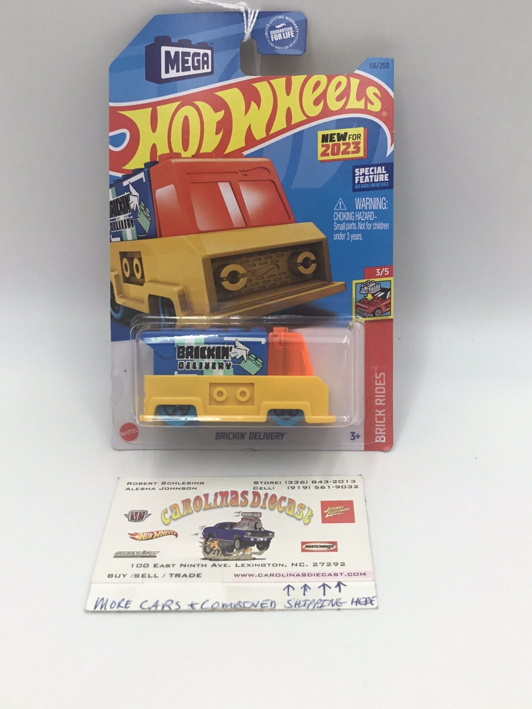 2023 hot wheels J case #58 Brickin Delivery JJ3