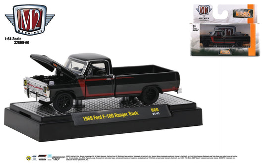 M2 Machines Detroit muscle 1969 Ford F-100 Ranger Truck R60