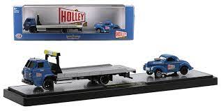 M2 Machines auto haulers 1970 Dodge L600 & 1941 Willys Coupe GASSER
