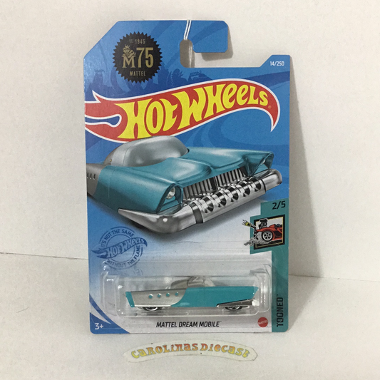 2021 hot wheels  #14 Mattel Dream Mobile blue PP4