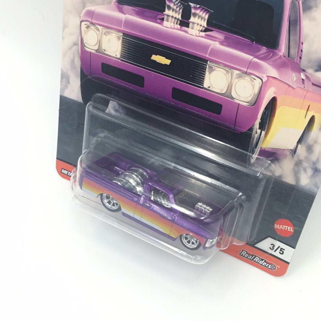 Hot wheels car culture Power Trip 3/5 Custom 72 Chevy Luv #3 246E