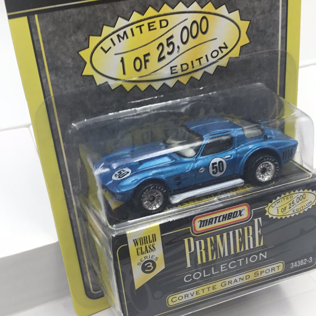 Matchbox Premiere series 3 Corvette Grand Sport blue 5A5