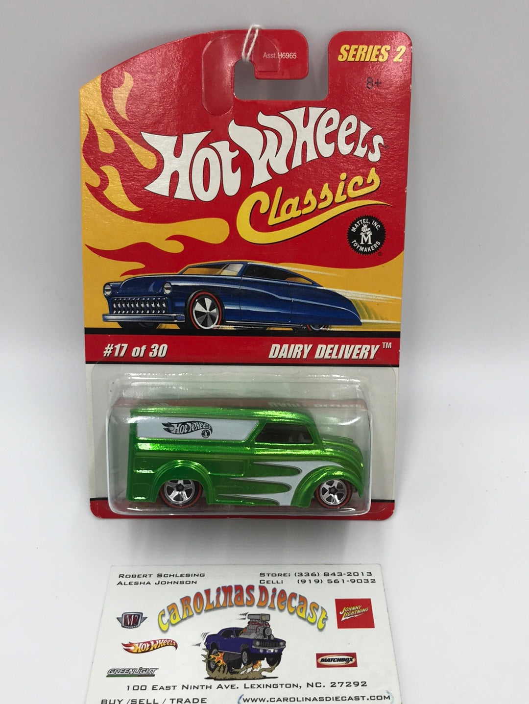 Hot wheels classics series 2 #17 of 30 Dairy Delivery green FF4