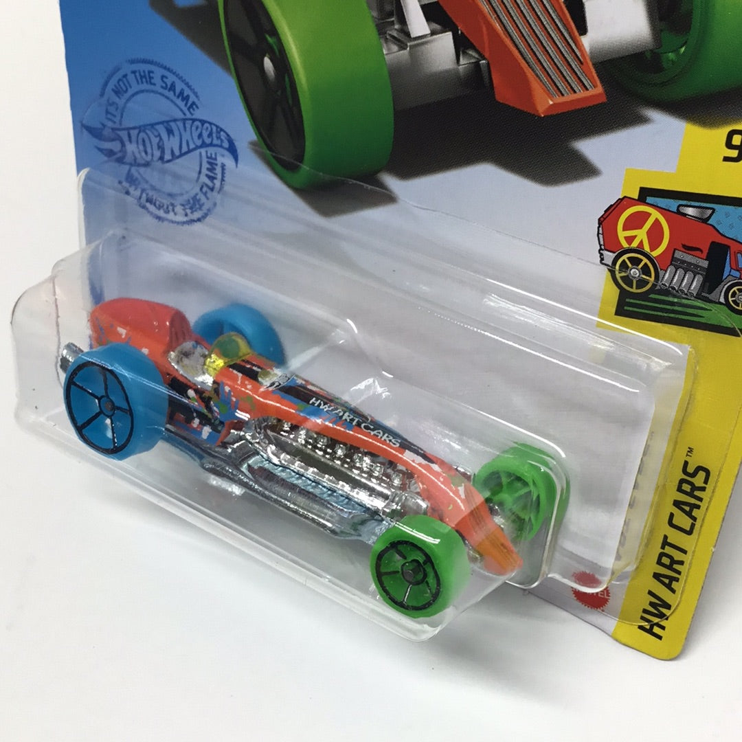 2021 hot wheels N case #158 Rocket oil special orange SS7