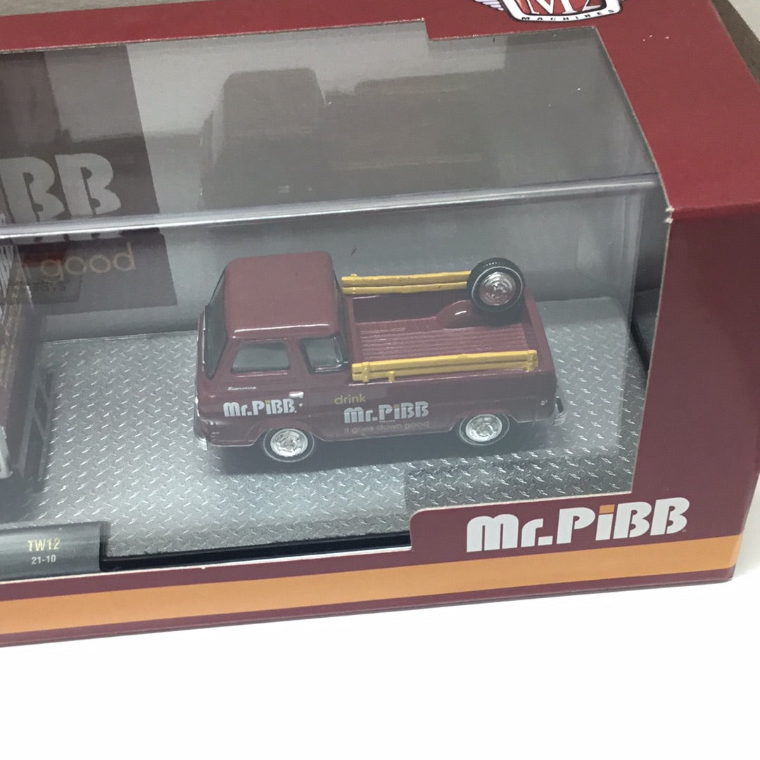 M2 Machines auto haulers Mr. Pibb 1966 Ford C-950 & 1964 Ford econoline TW12