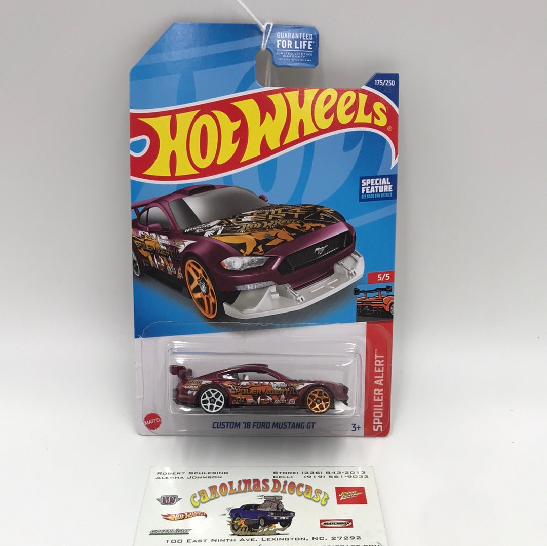 2022 hot wheels J case #175 Custom 18 Ford Mustang GT SS1