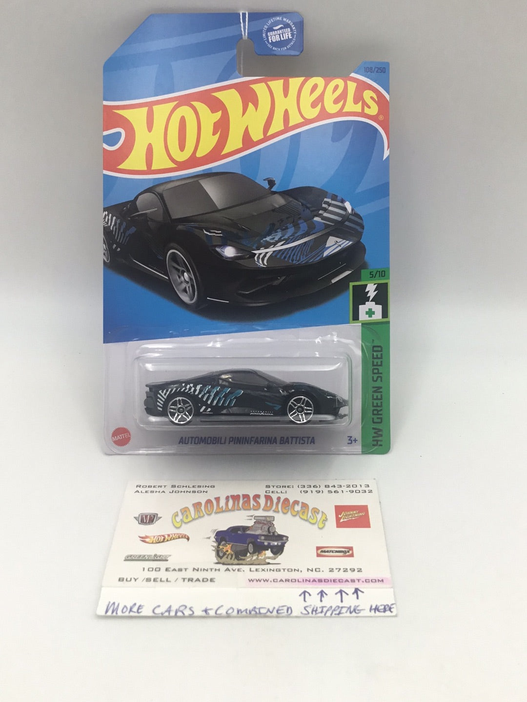 2023 hot wheels E case #108 Automobili Pininfarina battista 61D