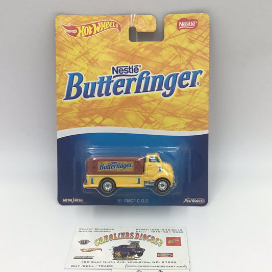 Hot Wheels Pop Culture Nestle Butterfinger 51 GMC C.O.E. 268i