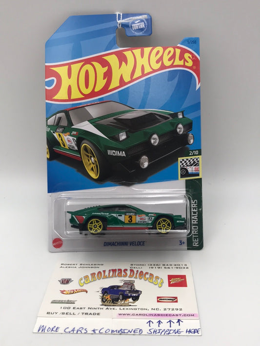 2023 hot wheels A B case #5 Dimachinni Veloce W9