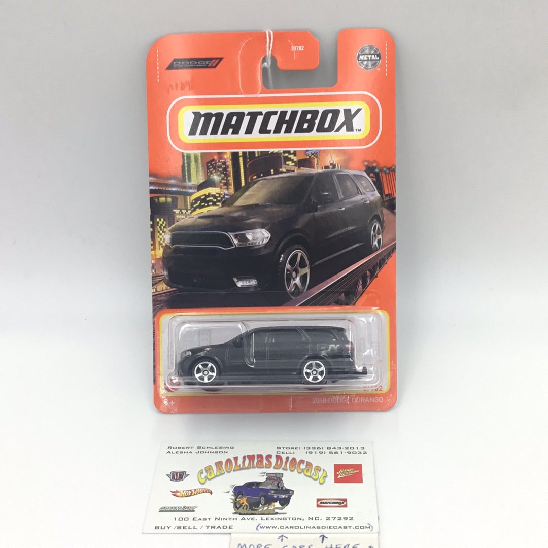 2022 matchbox  #5 2018 Dodge Durango V6