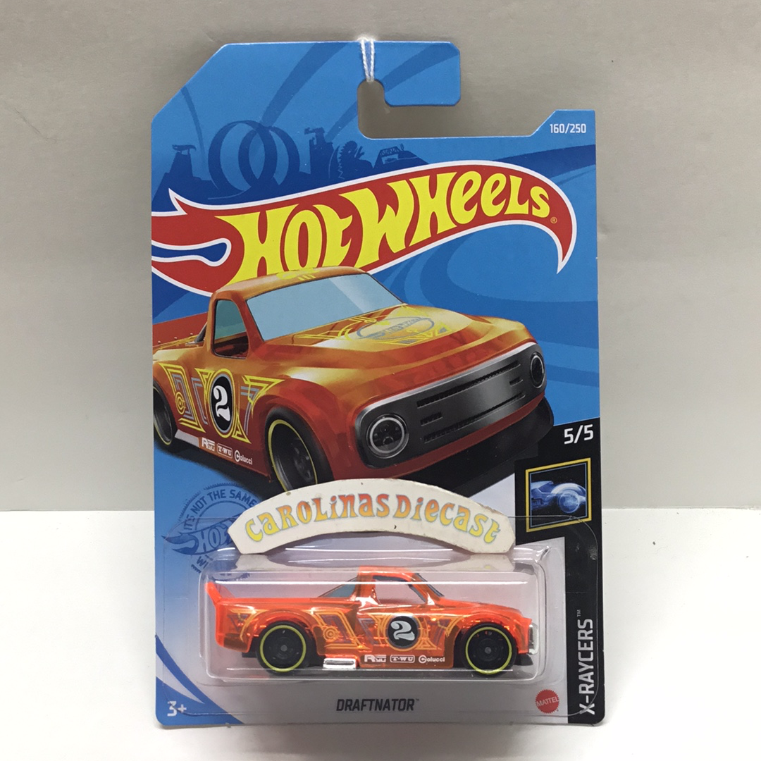 2021 hot wheels #160 Draftnator orange KK5