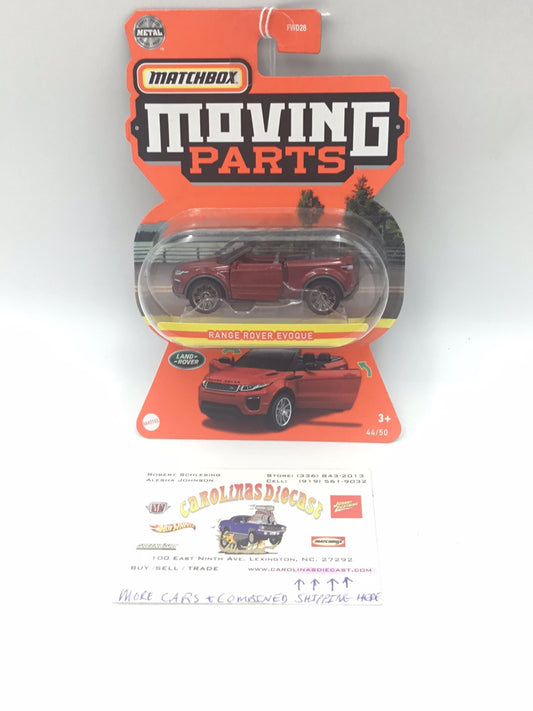 Matchbox Moving Parts Range Rover Evoque 167C