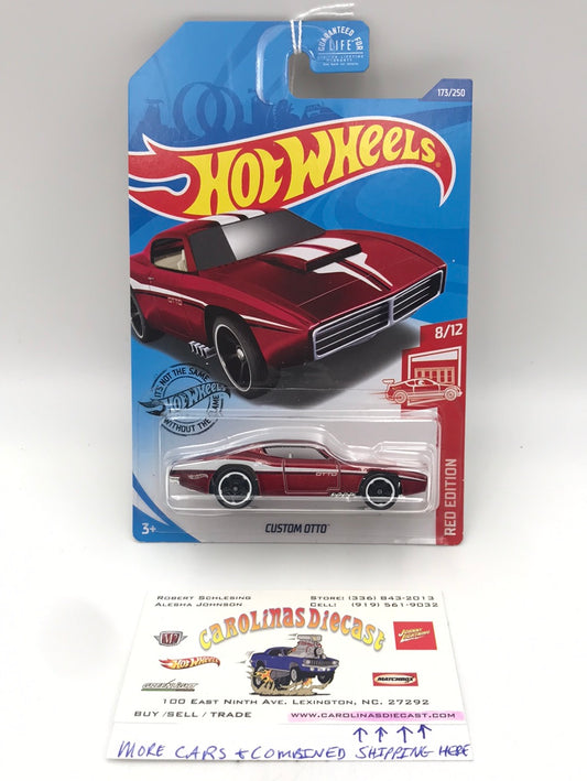 2020 hot wheels red edition #173 Custom Otto target red CC9