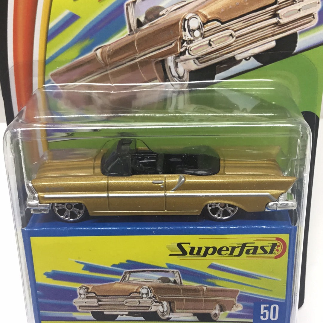 Matchbox Superfast #50 1957 Lincoln Premiere gold limited to 15,500 173E