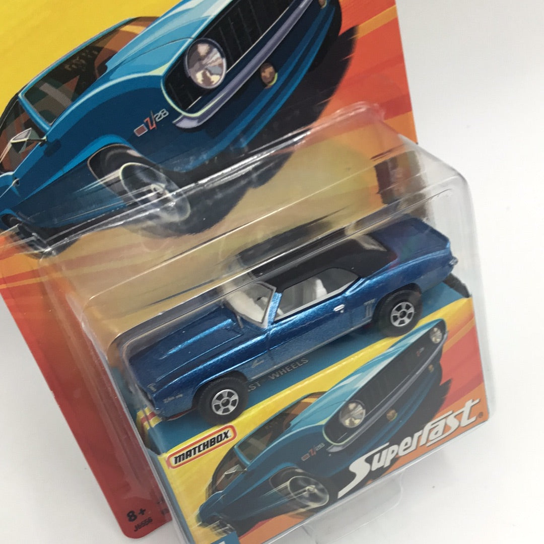 Matchbox Superfast #7 1969 Chevrolet Camaro Z28 limited to 15,500 T1