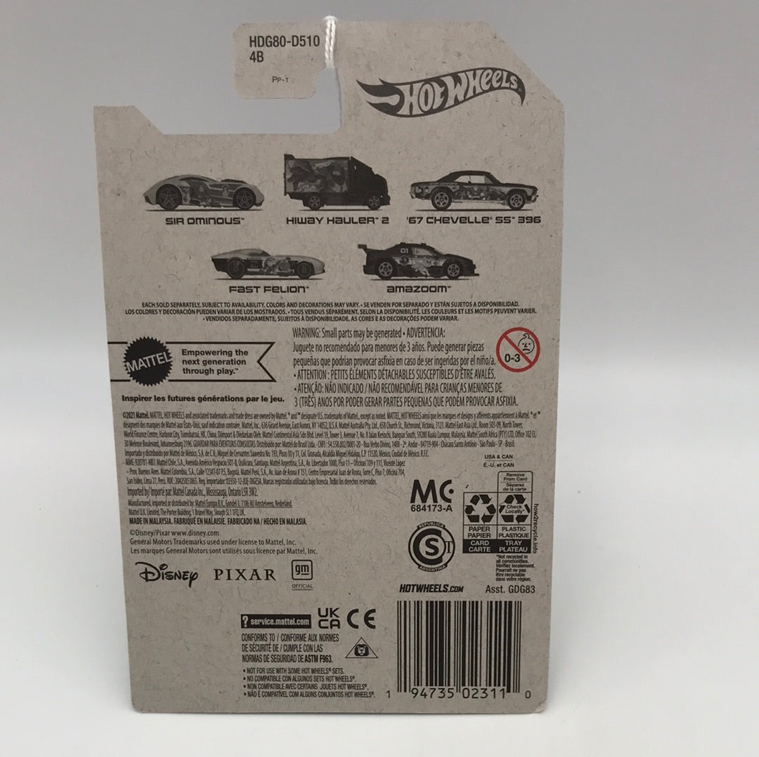 2022 Hot wheels  Disney Pixar Lightyear 67 Chevelle SS 396 3/5 Walmart exclusive NN2