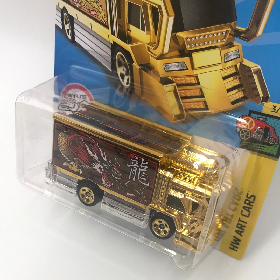2022 hot wheels K case #87 Raijin Express gold (88G)